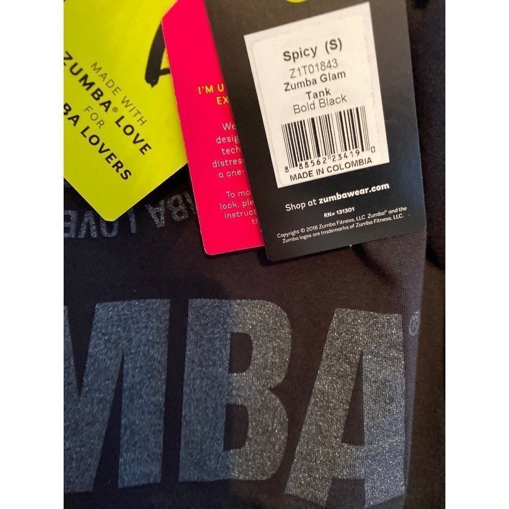 NWT Zumba Small Tank Top - Picture 3 of 4